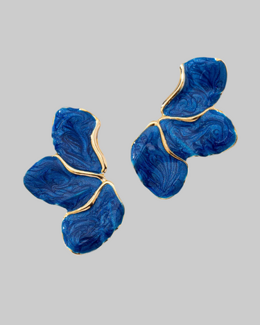 18K Gold-Plated Alloy Resin Drop Earrings - Modestly Vogue